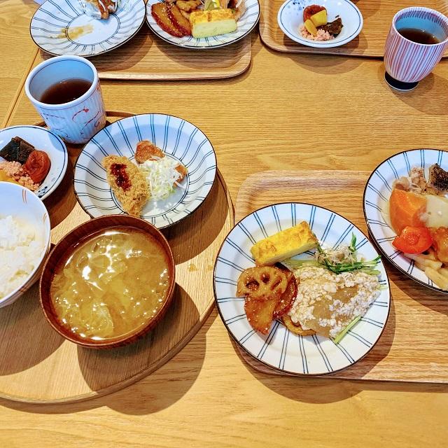 博多で食べた和食ビュッフェの料理