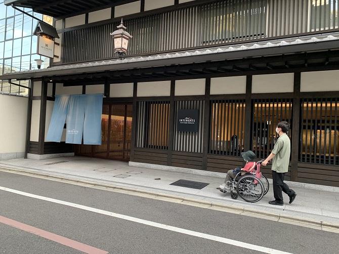 京都四条のバリアフリールームのあるホテルに宿泊
