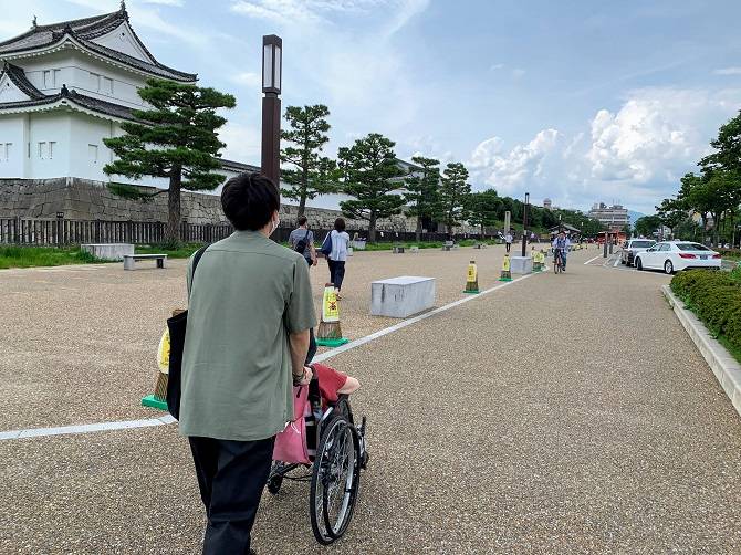 車椅子で京都「二条城」